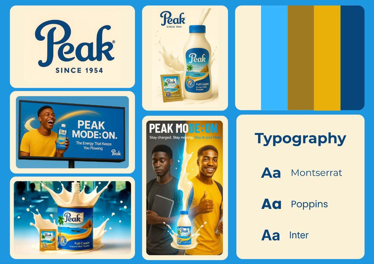 Peak Milk- Gen Z Visual direction